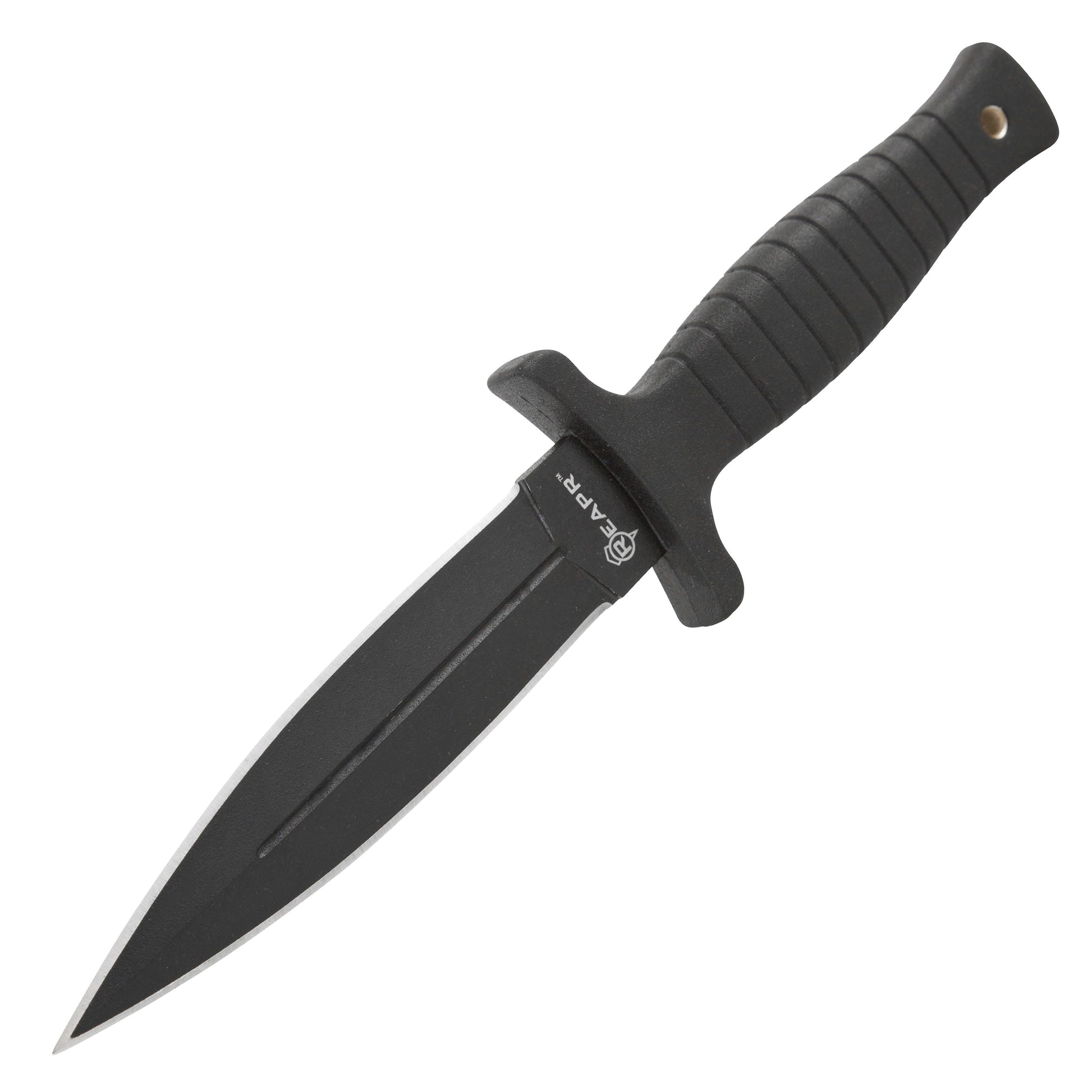 Reapr 11002 TAC boot knife with a molded scabbard, allowing for boot, belt, or over-the-shoulder transport