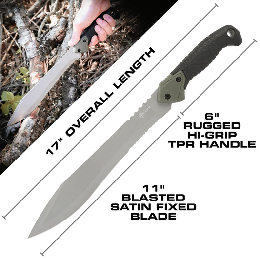 REAPR 11006 Reapr TAC Jungle Knife all-round camping machete and survival knife.